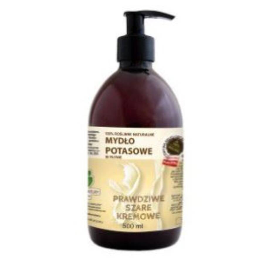 Powrót do Natury Naturalne mydło potasowe w płynie prawdziwe szare kremowe 500 ml