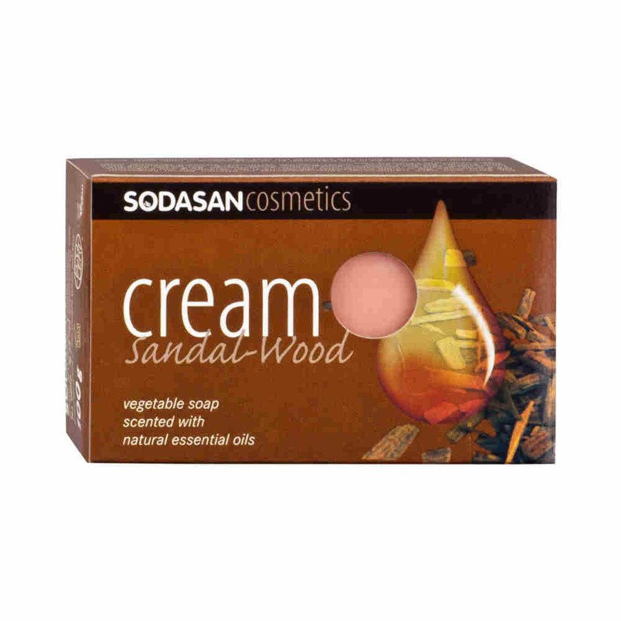 Sodasan Mydło o zapachu drzewa sandałowego 100g