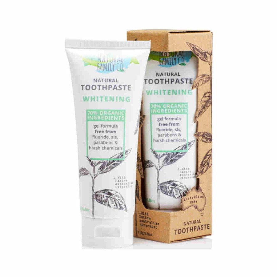 Natural Family Co Whitening Naturalna pasta do zębów bez fluoru 110g