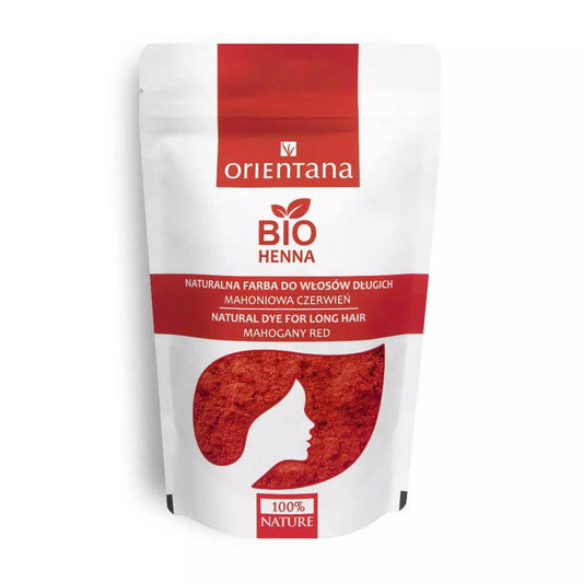 Orientana Bio henna mahoniowa czerwień 100 g